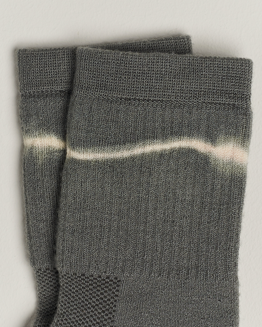 Men | Socks | Satisfy | Merino Tube Socks Agave Green Tie Dye