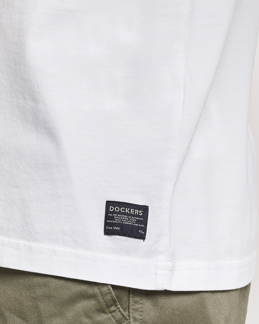 Herren | T-Shirts | Dockers | Original Cotton T-Shirt White