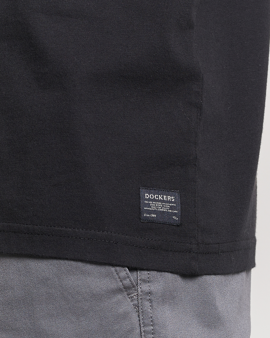 Herren | T-Shirts | Dockers | Original Cotton T-Shirt Black