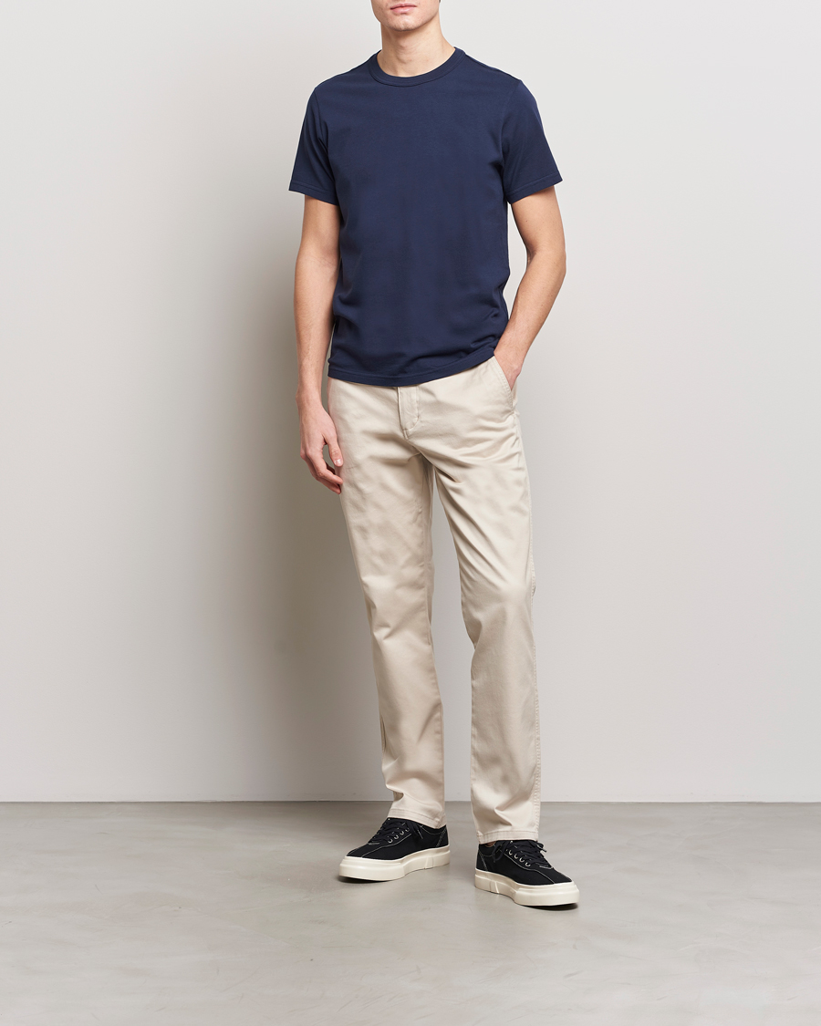 Herren | T-Shirts | Dockers | Original Cotton T-Shirt Navy