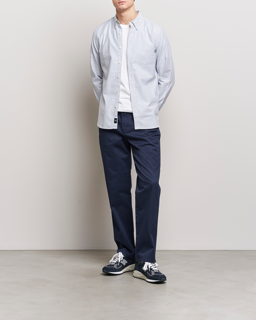 Herren | Hemden | Dockers | Cotton Stretch Oxford Shirt Striped Delft