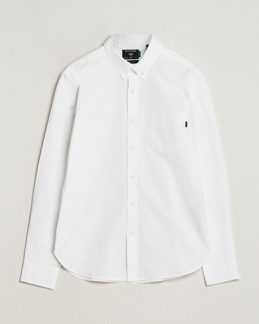 Herren | Hemden | Dockers | Cotton Stretch Oxford Shirt Paper White