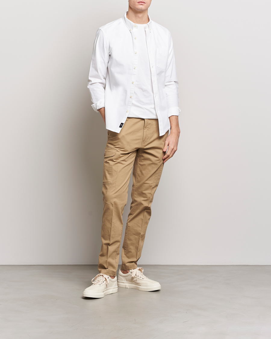 Herren | Hemden | Dockers | Cotton Stretch Oxford Shirt Paper White