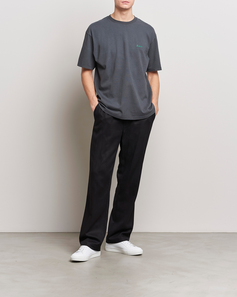 Herren | T-Shirts | Palmes | Dyed T-Shirt Washed Grey
