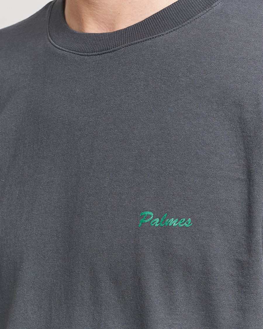 Herren | T-Shirts | Palmes | Dyed T-Shirt Washed Grey