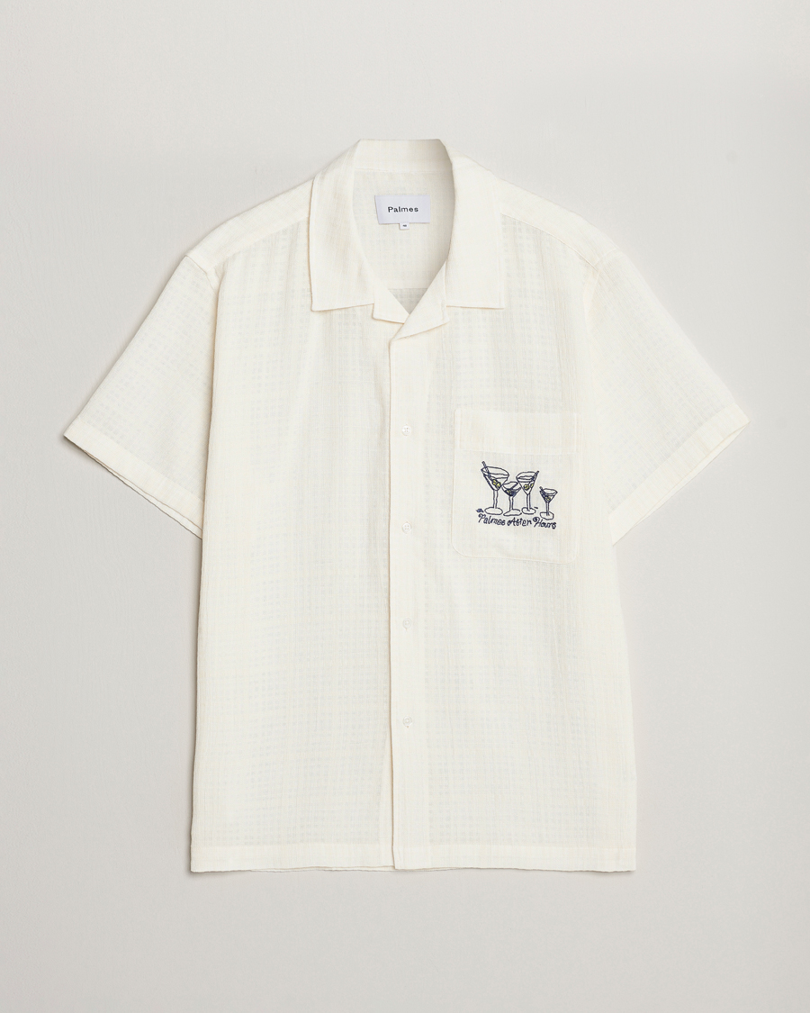 Herren | Hemden | Palmes | Martini Short Sleeve Shirt Off White