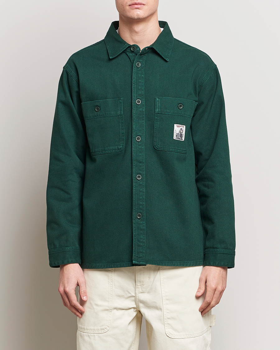 Herren | Hemden | Palmes | Roland Overshirt Bottle Green