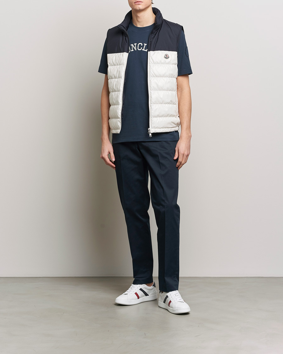 Herren | Hosen | Moncler | Contrast Banded Trousers Navy