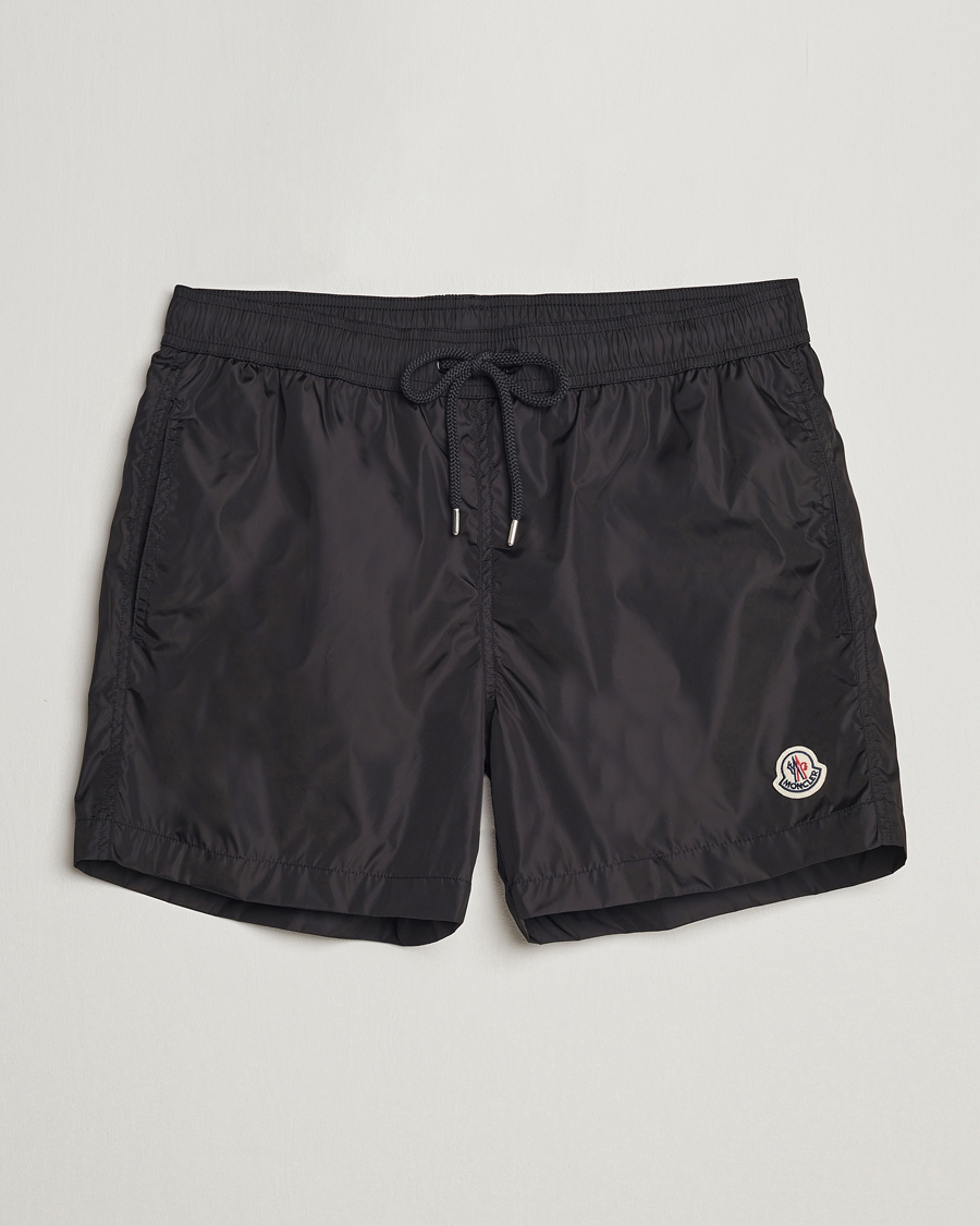 Herren | Badehosen | Moncler | Nylon Swim Shorts Black
