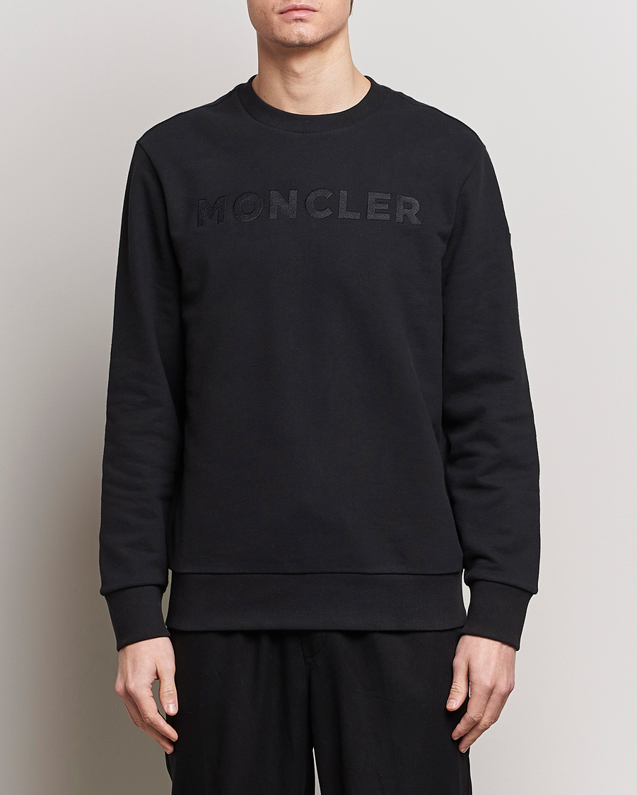 Herren | Sweatshirts | Moncler | Simple Logo Sweatshirt Black
