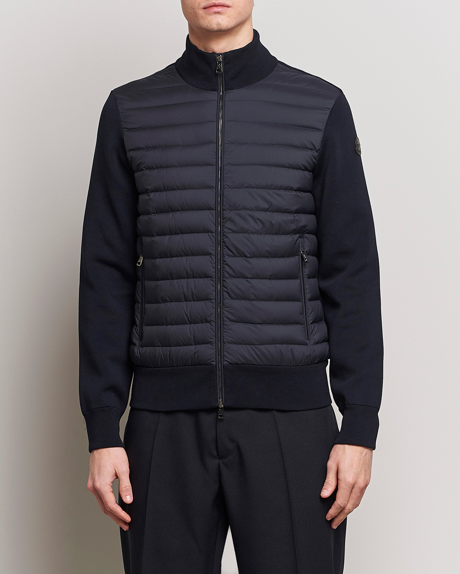 Herren | Kleidung | Moncler | Light Hybrid Zip Jacket Navy