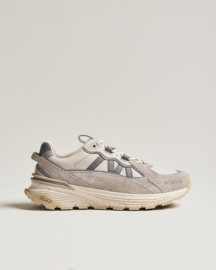 Herren | Moncler Lite Runner Sneakers Light Grey | Moncler | Lite Runner Sneakers Light Grey