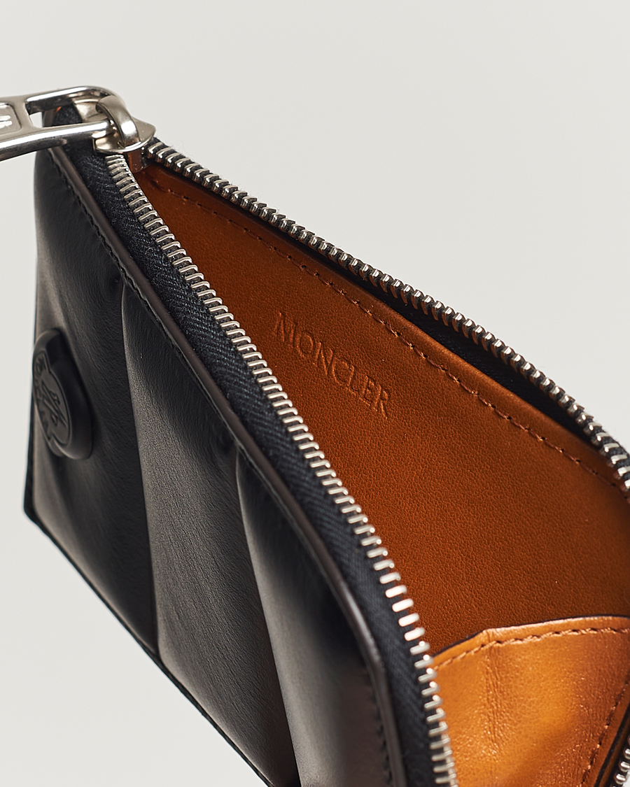 Herren | Moncler Flat Card Holder Black | Moncler | Flat Card Holder Black