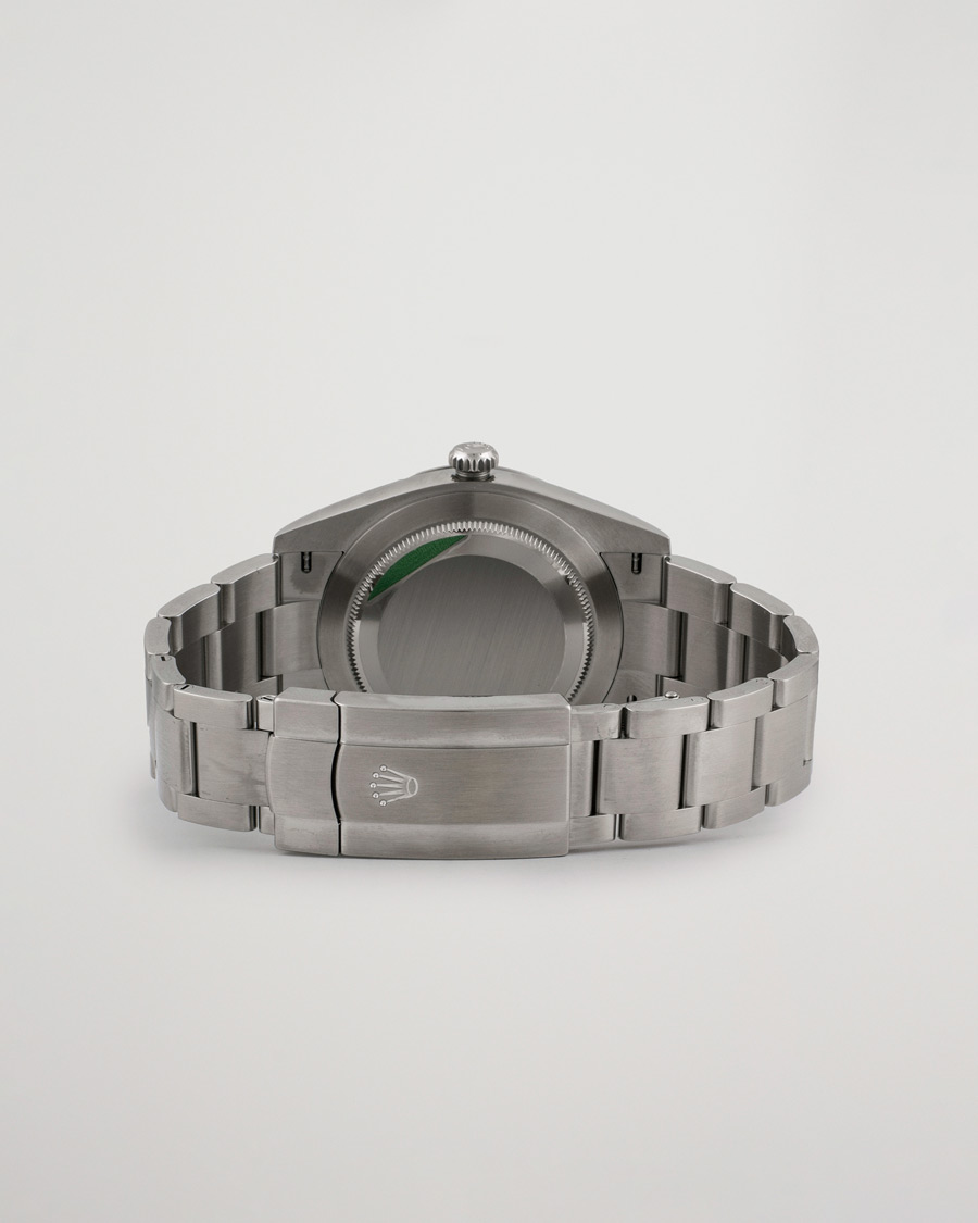 Herren | Rolex Pre-Owned Oyster Perpetual 124300 Black Silver | Rolex Pre-Owned | Oyster Perpetual 124300 Black Silver