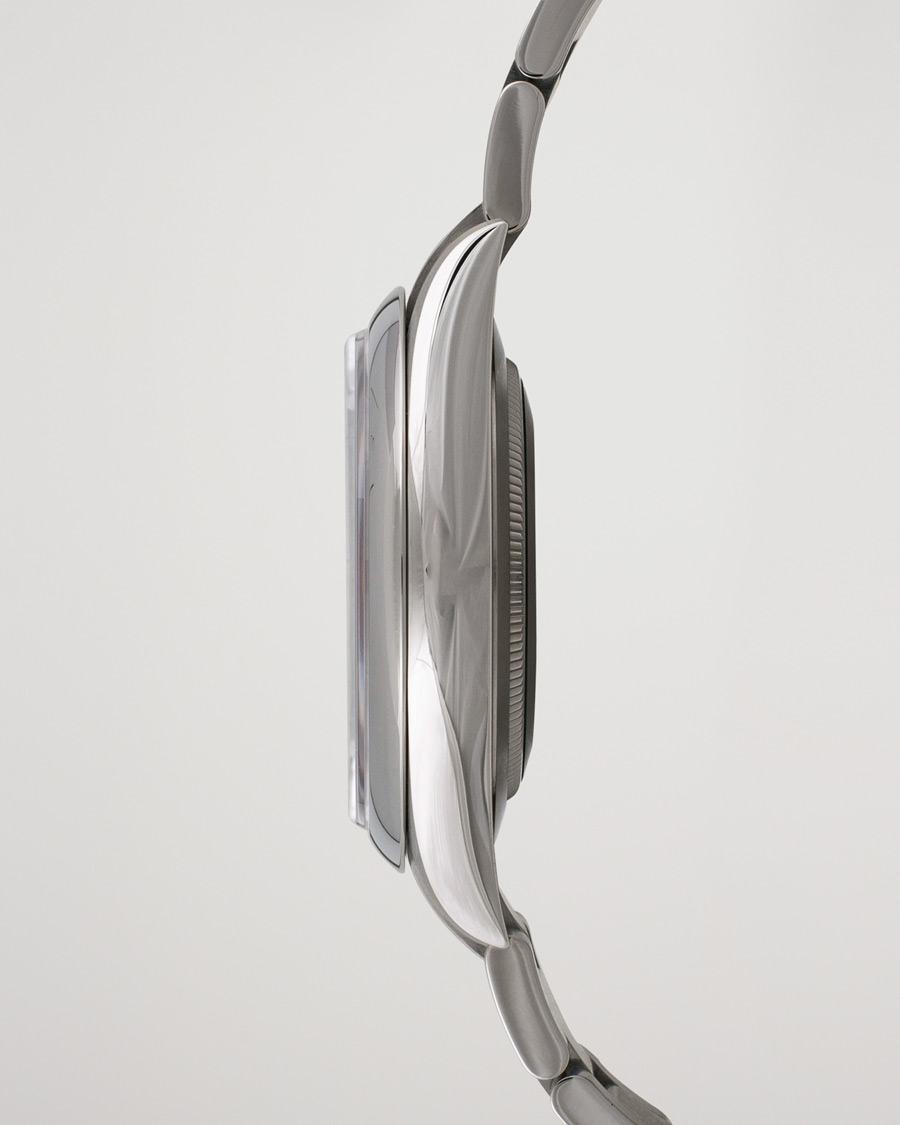 Herren | Rolex Pre-Owned Oyster Perpetual 124300 Black Silver | Rolex Pre-Owned | Oyster Perpetual 124300 Black Silver