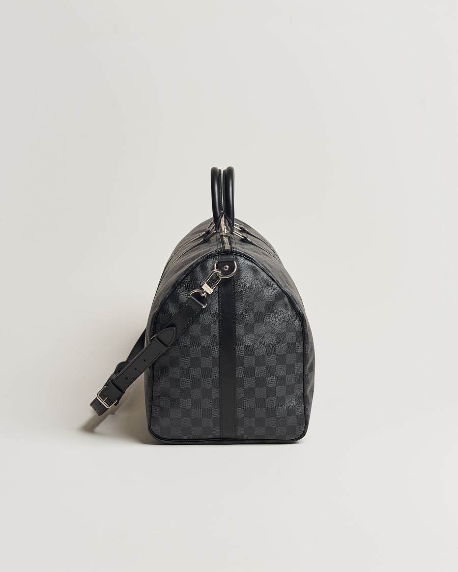 Herren | Louis Vuitton Pre-Owned Keepall Bandoulière 55 Damier Graphite | Louis Vuitton Pre-Owned | Keepall Bandoulière 55 Damier Graphite