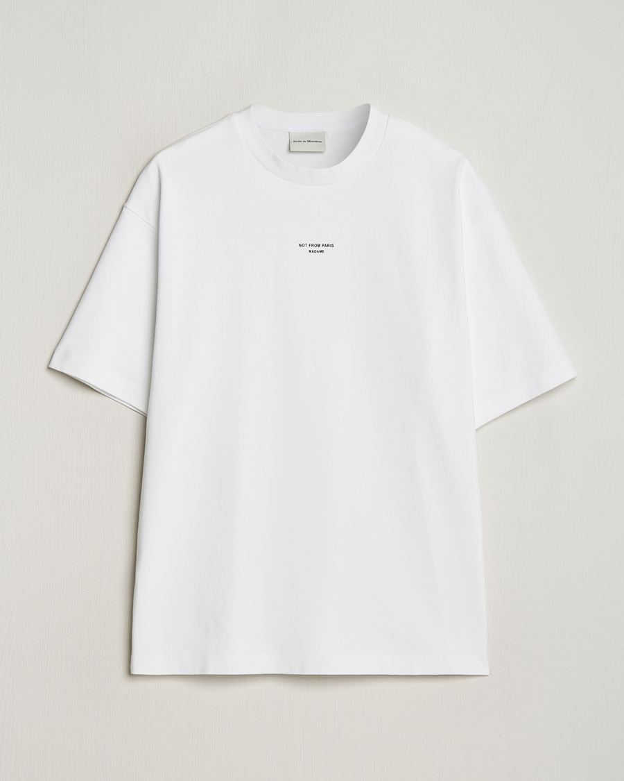 Herren | T-Shirts | Drôle de Monsieur | Classic NFPM T-Shirt White