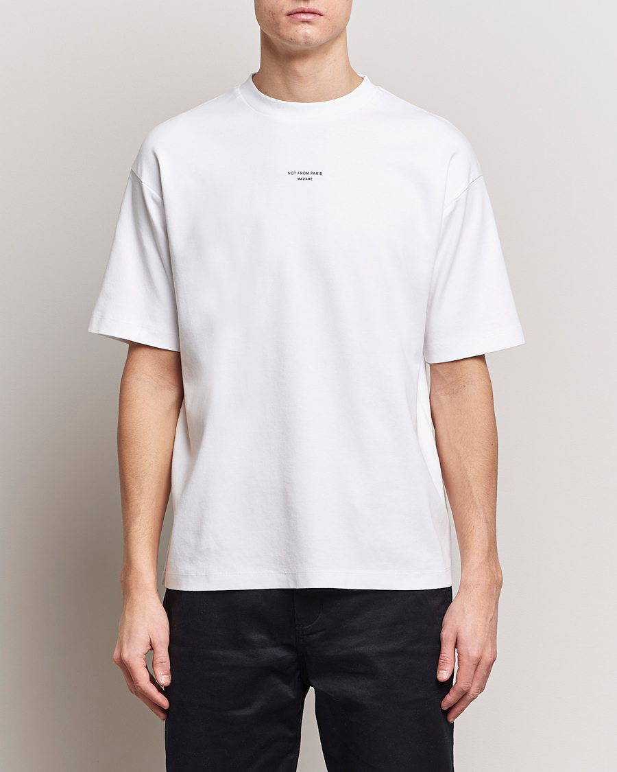 Herren | T-Shirts | Drôle de Monsieur | Classic NFPM T-Shirt White