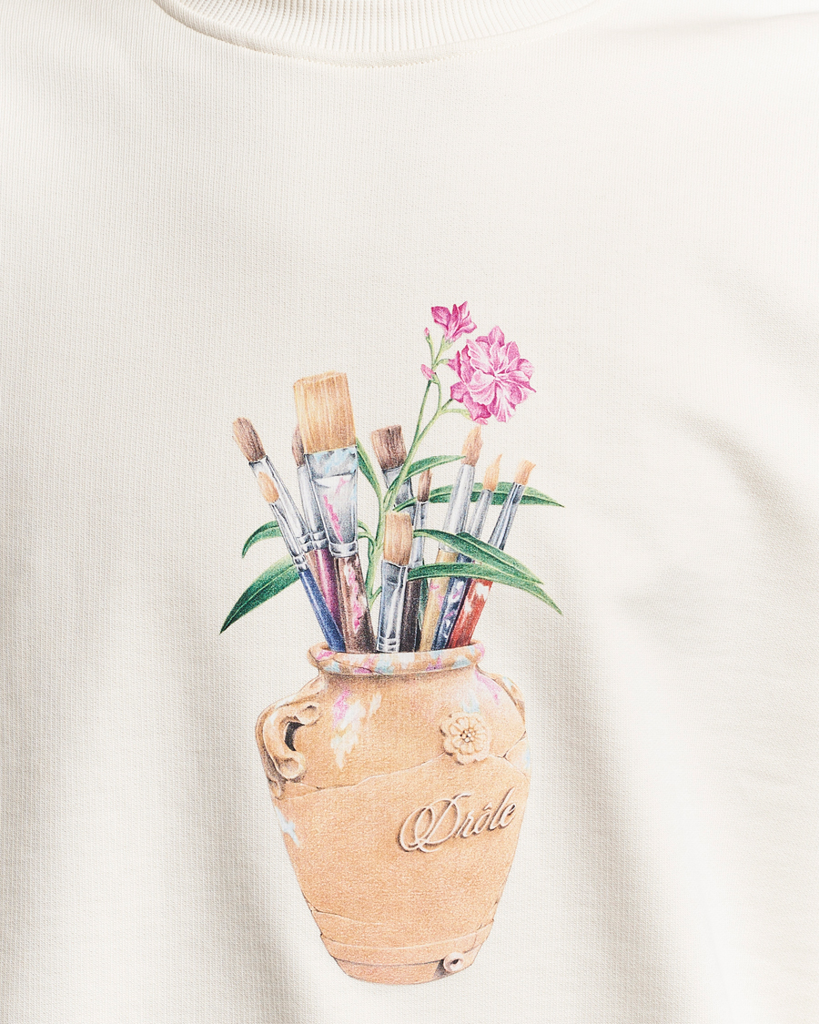 Herren | Pullover | Drôle de Monsieur | Pinceaux Sweatshirt Cream