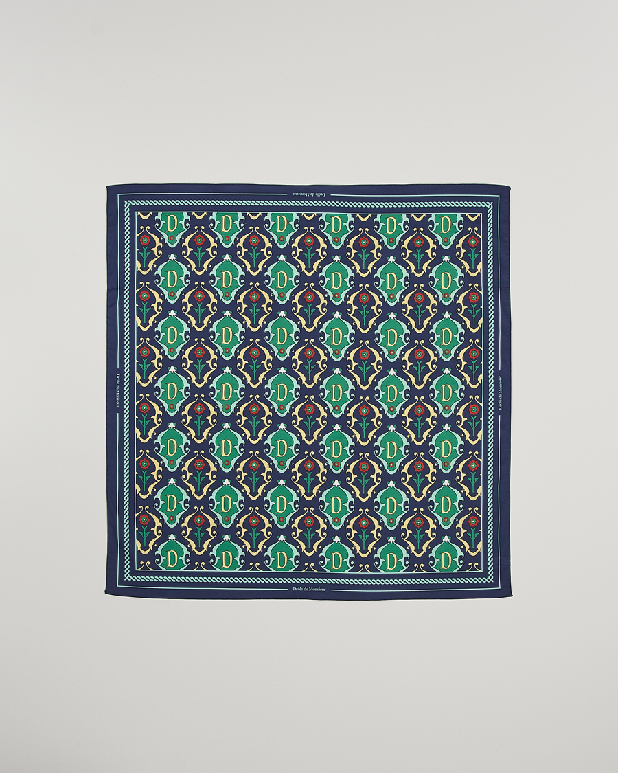 Herren | Drôle de Monsieur Printed Bandana Navy | Drôle de Monsieur | Printed Bandana Navy