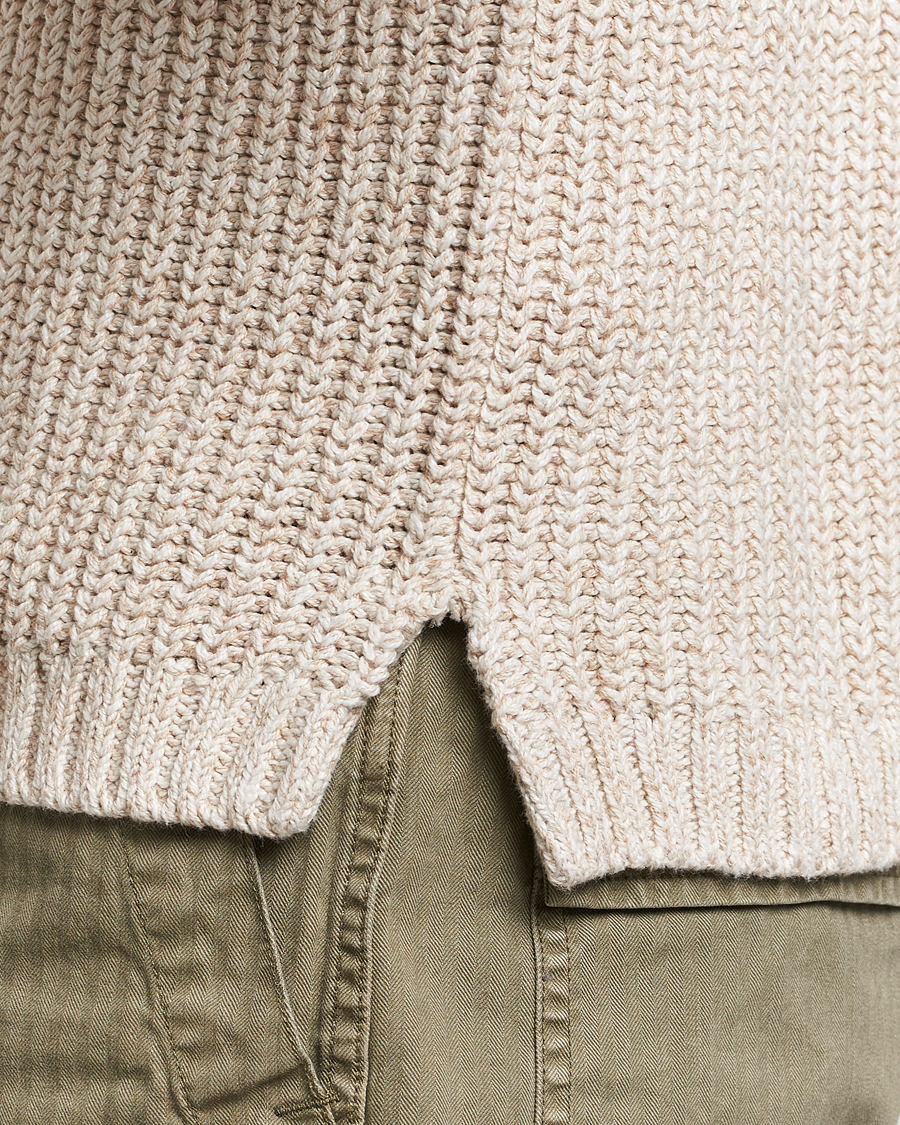 Herren | Pullover | RRL | Cotton/Linen Crew Neck Pullover Raw White