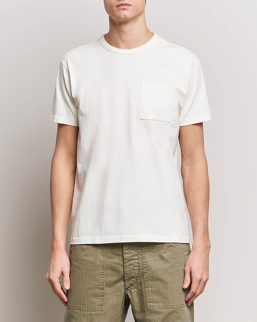 Herren | Weiße T-Shirts | RRL | 2-Pack Pocket Tee Warm White