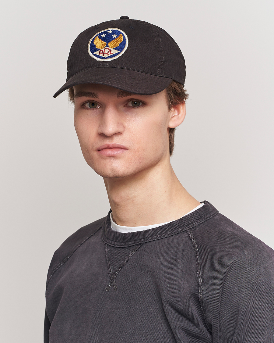 Herren | Hüte & Mützen | RRL | Garment Dyed Ball Cap Black