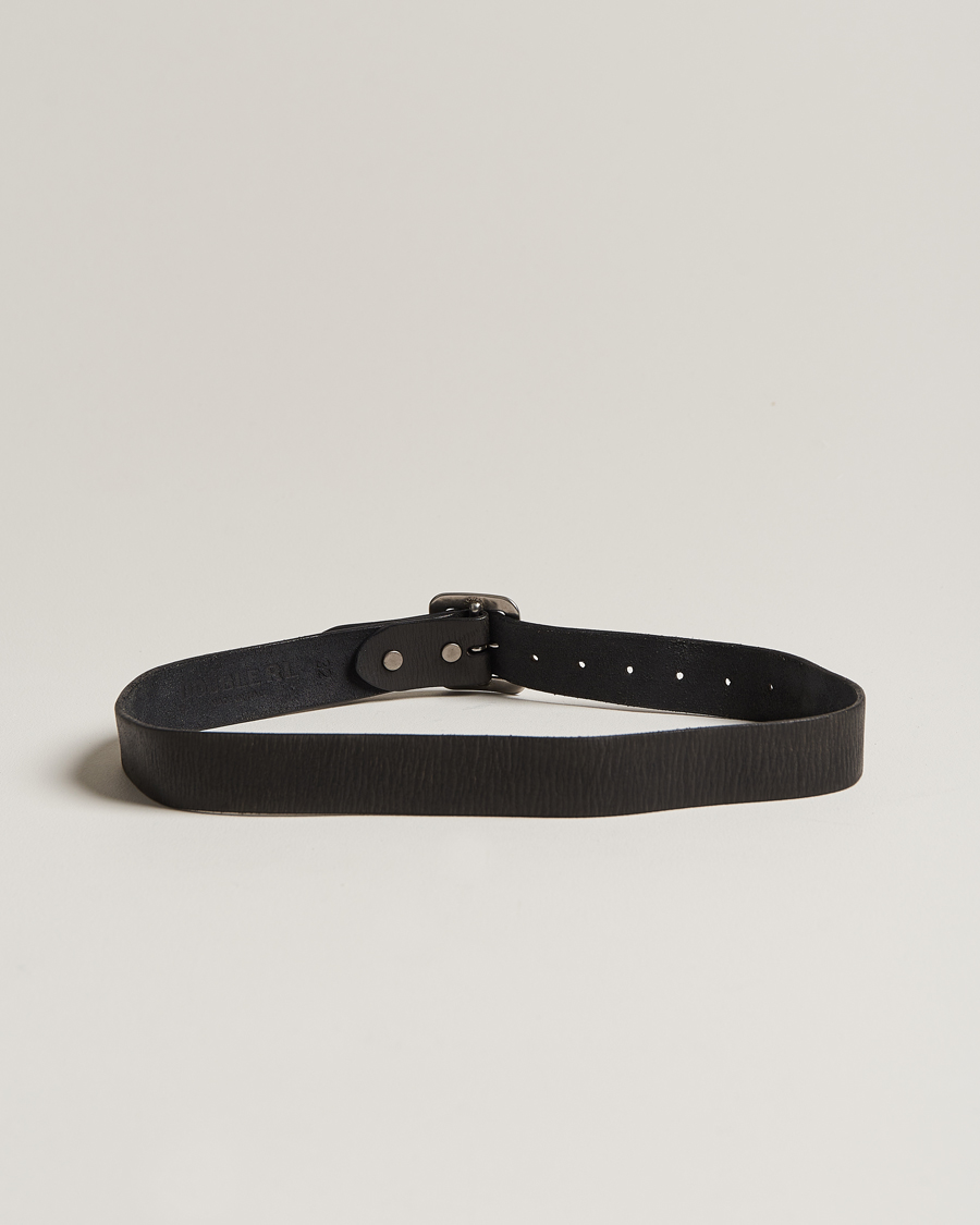 Herren | Gürtel | RRL | Tumbled Leather Belt Vintage Black