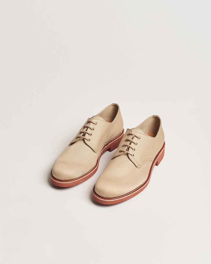 Herren | Church's Matlock Canvas Derby Beige | Church's | Matlock Canvas Derby Beige
