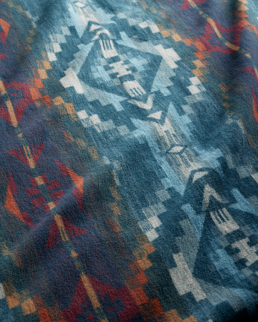 Herren | Pendleton Blanket Set 2-Pack Carico/Marine Stripe | Pendleton | Blanket Set 2-Pack Carico/Marine Stripe