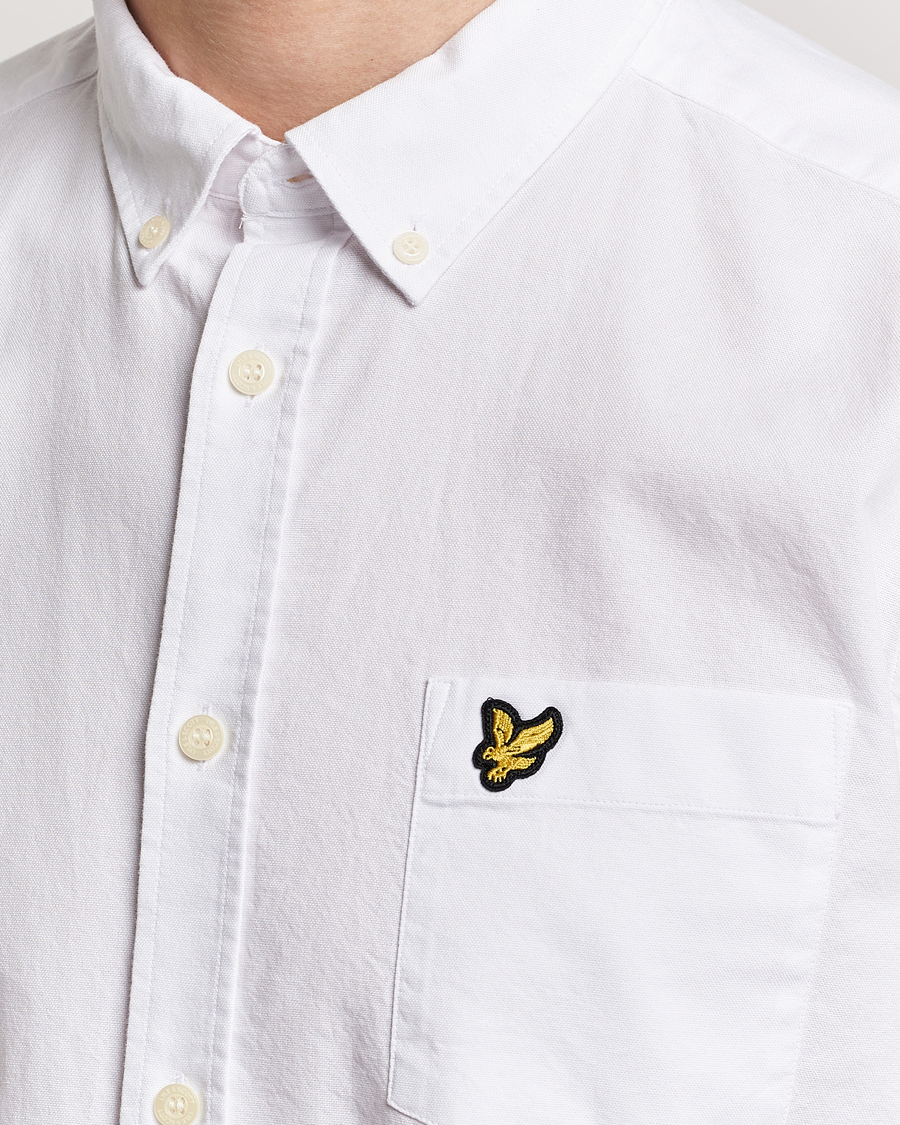 Herren | Hemden | Lyle & Scott | Lightweight Oxford Short Sleeve Shirt White