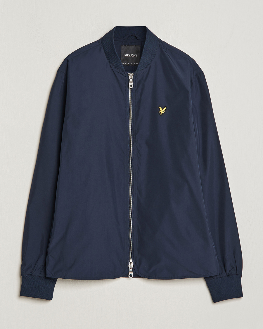 Herren | Jacken | Lyle & Scott | Nylon Bomber Jacket Dark Navy