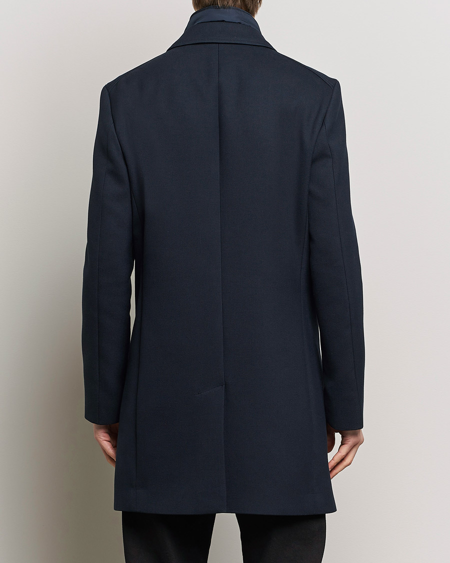 Herren | Jacken | BOSS BLACK | Hyde Cotton Coat Dark Blue
