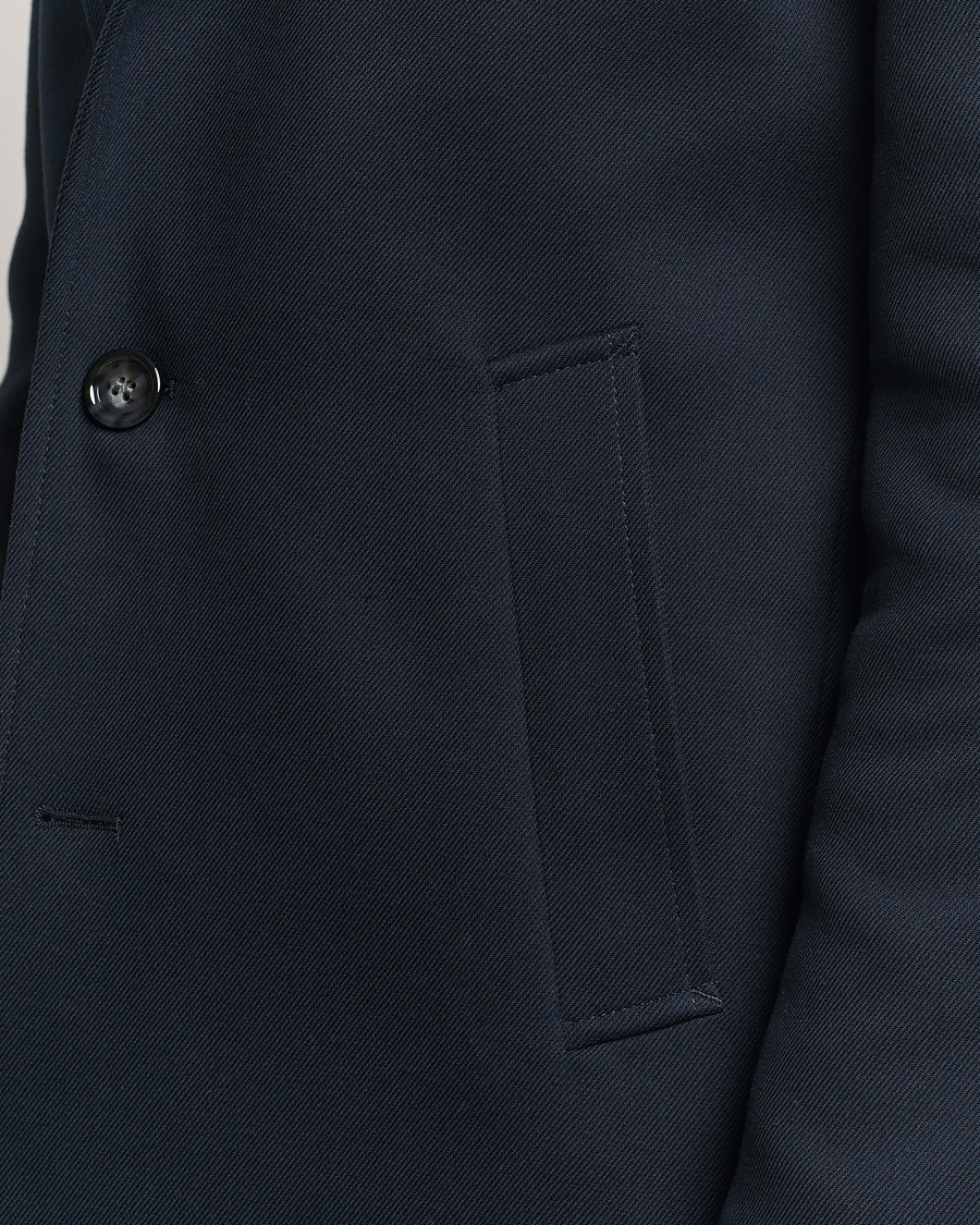 Herren | Jacken | BOSS BLACK | Hyde Cotton Coat Dark Blue