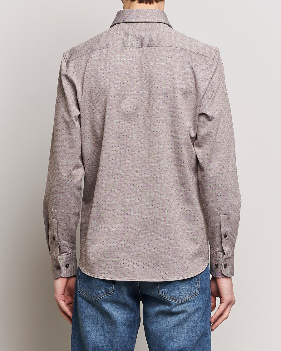 Herren | Hemden | BOSS BLACK | Hal Cotton Jersey Shirt Open Brown