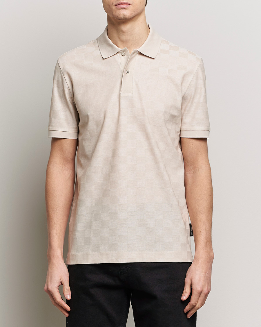 Herren | Poloshirts | BOSS BLACK | Porsche Parlay Jersey Piké Open White