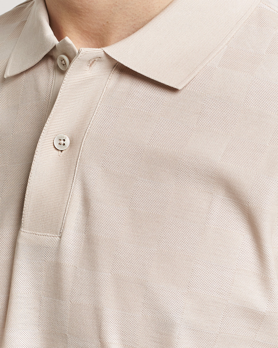 Herren | Poloshirts | BOSS BLACK | Porsche Parlay Jersey Piké Open White