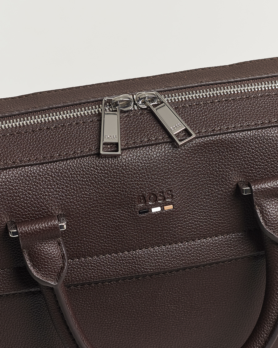 Herren | BOSS BLACK Ray Document Case Dark Brown | BOSS BLACK | Ray Document Case Dark Brown