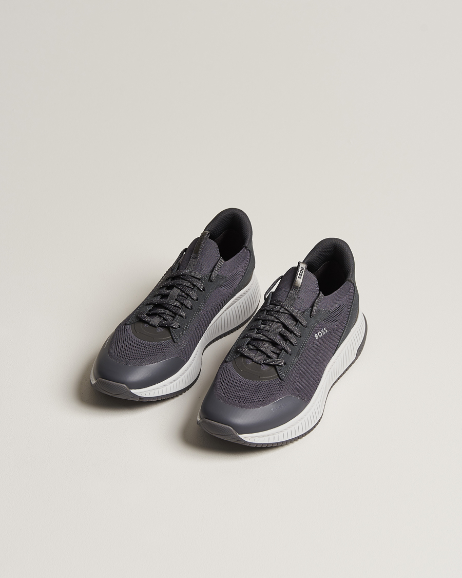 Herren | Schuhe | BOSS BLACK | Titanium Evo Sneaker Grey