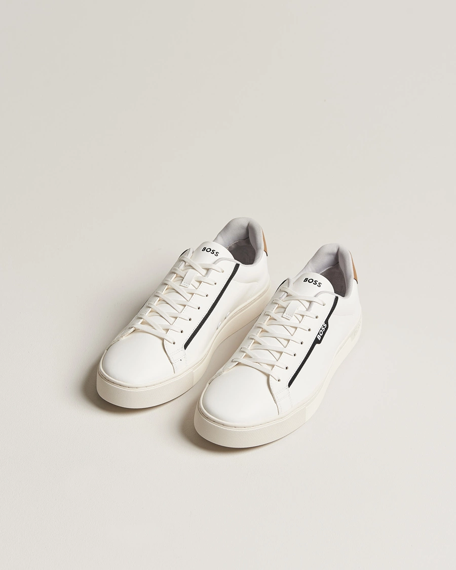 Herren | Schuhe | BOSS BLACK | Rhys Tenn Sneaker Open White