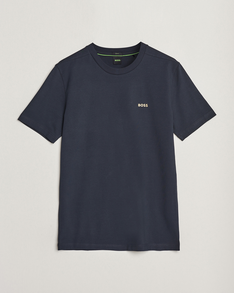 Herren | T-Shirts | BOSS GREEN | Crew Neck T-Shirt Dark Blue