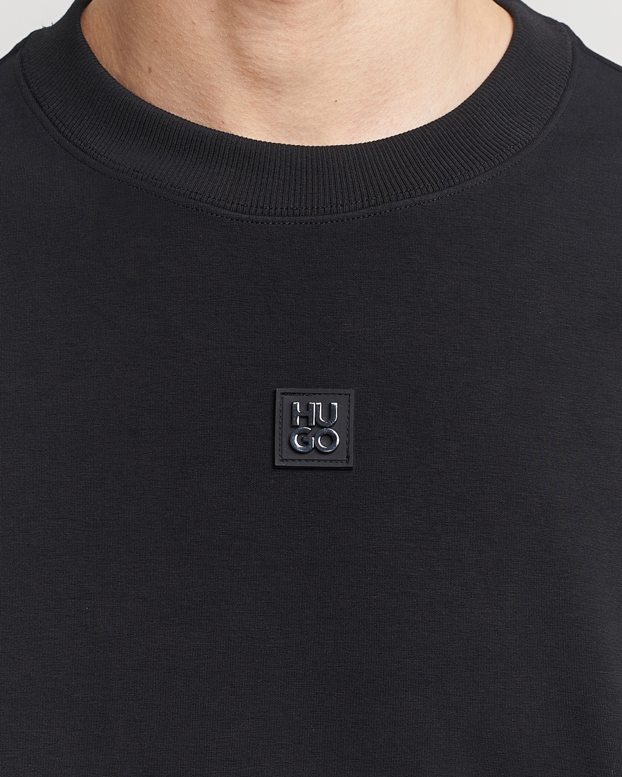 Herren | Pullover | HUGO | Dettil Logo Sweatshirt Black