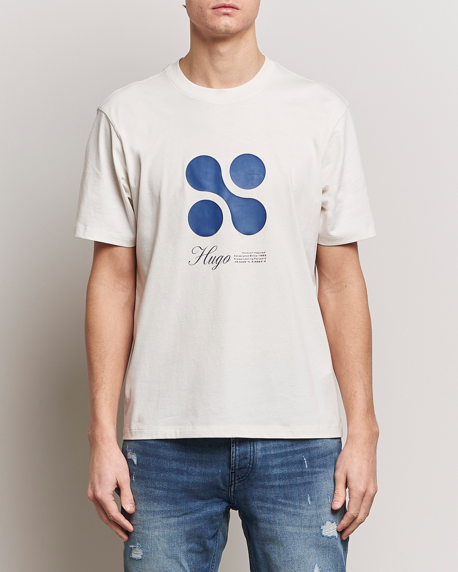 Herren | T-Shirts | HUGO | Dooling Logo T-Shirt Open White