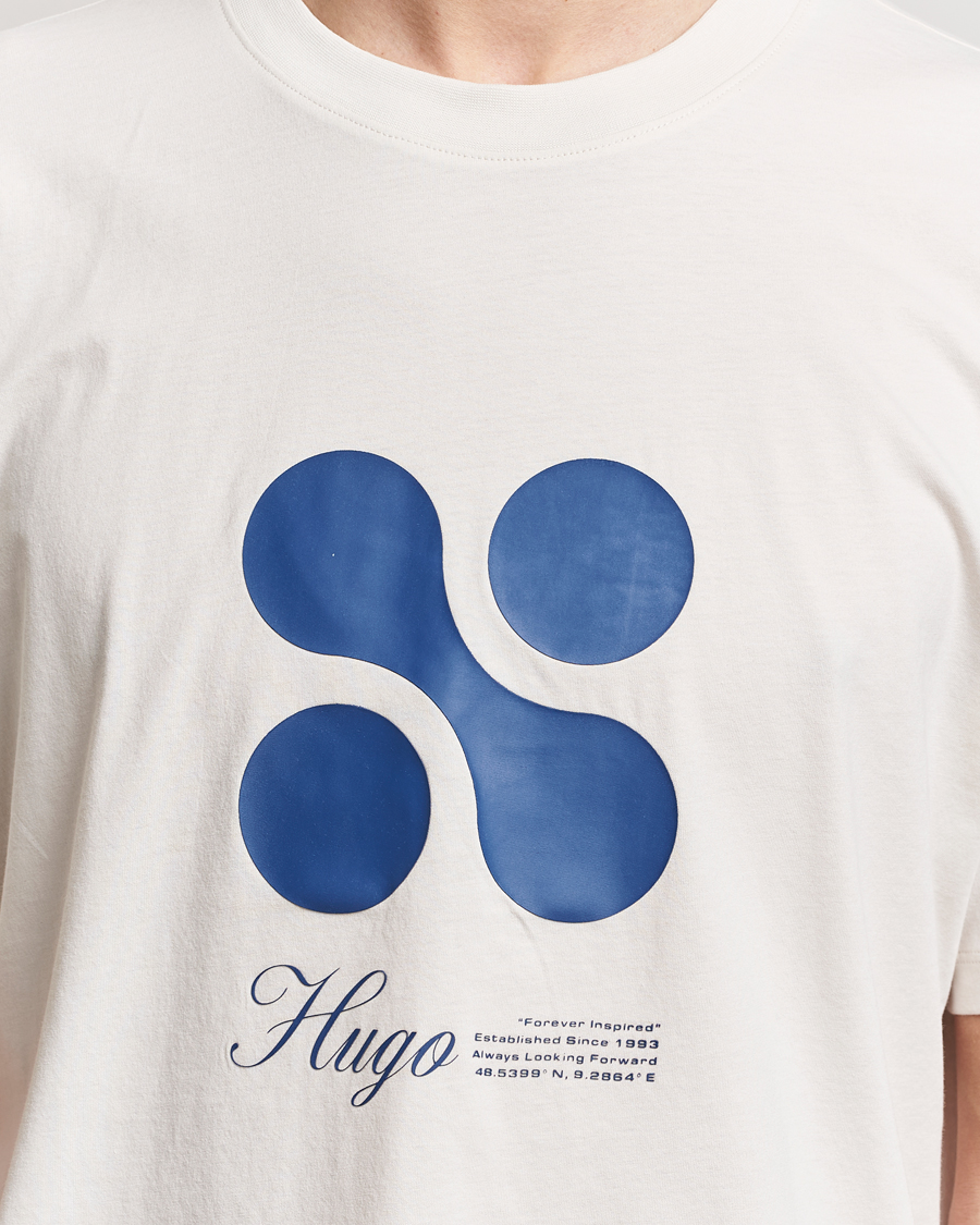 Herren | T-Shirts | HUGO | Dooling Logo T-Shirt Open White