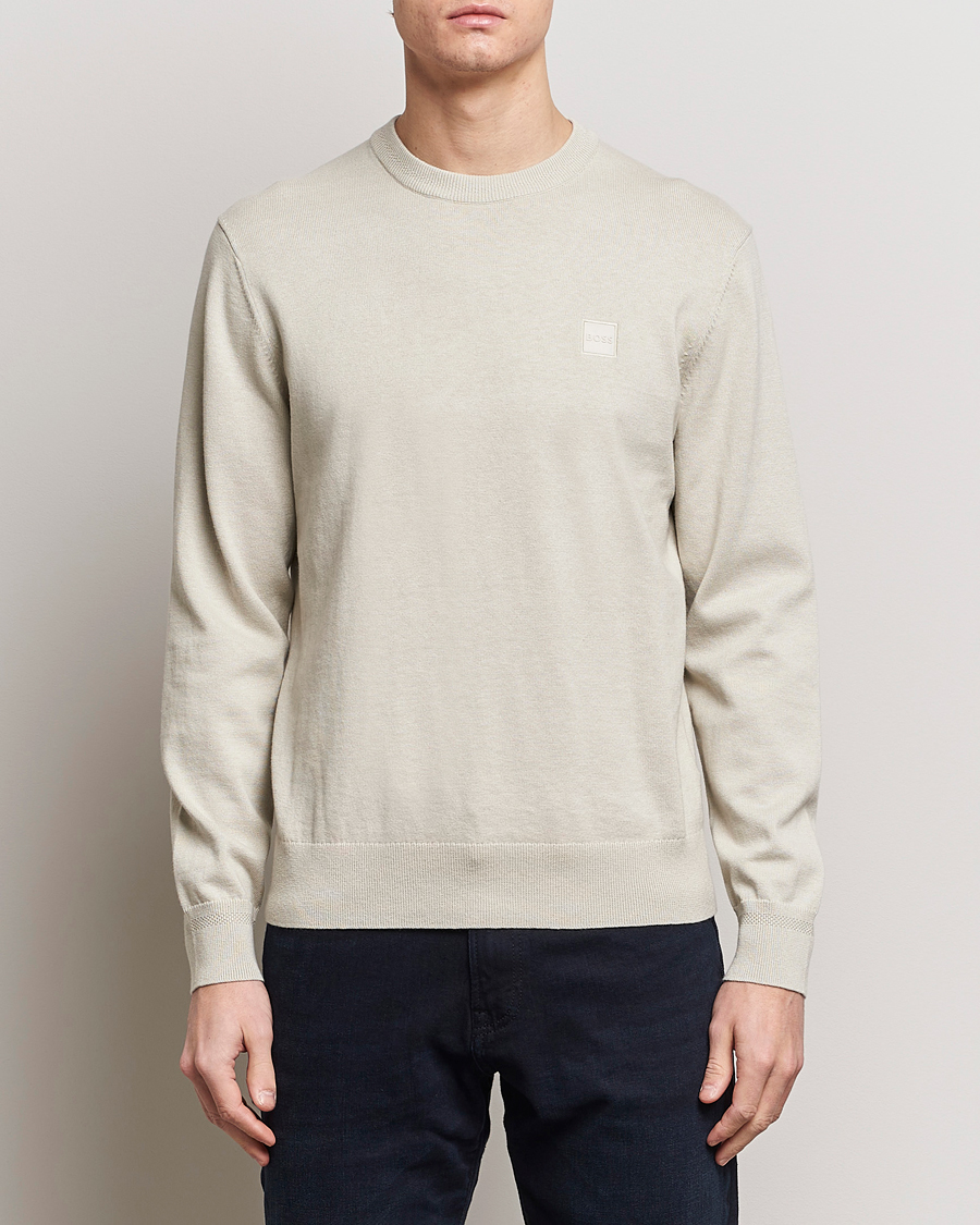 Herren | Kleidung | BOSS ORANGE | Kanovano Knitted Sweater Light Beige