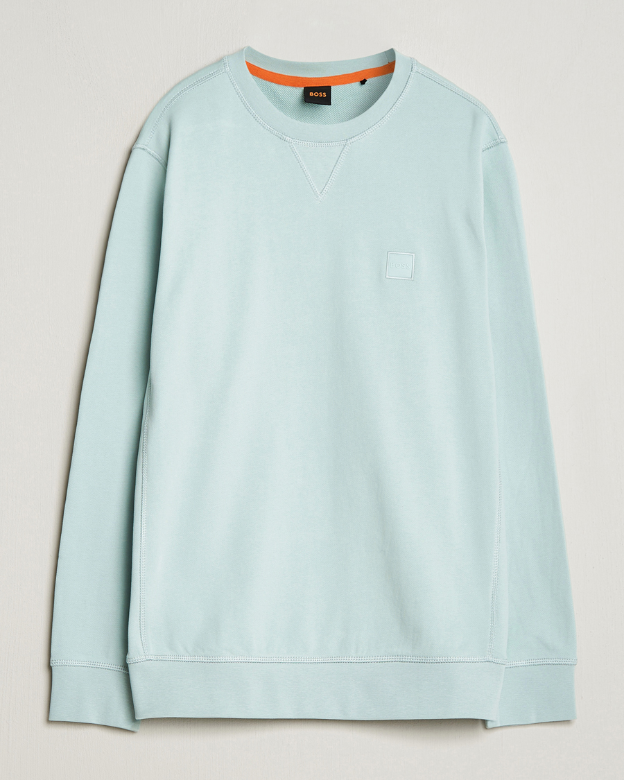 Herren | Pullover | BOSS ORANGE | Westart Logo Sweatshirt Turquoise