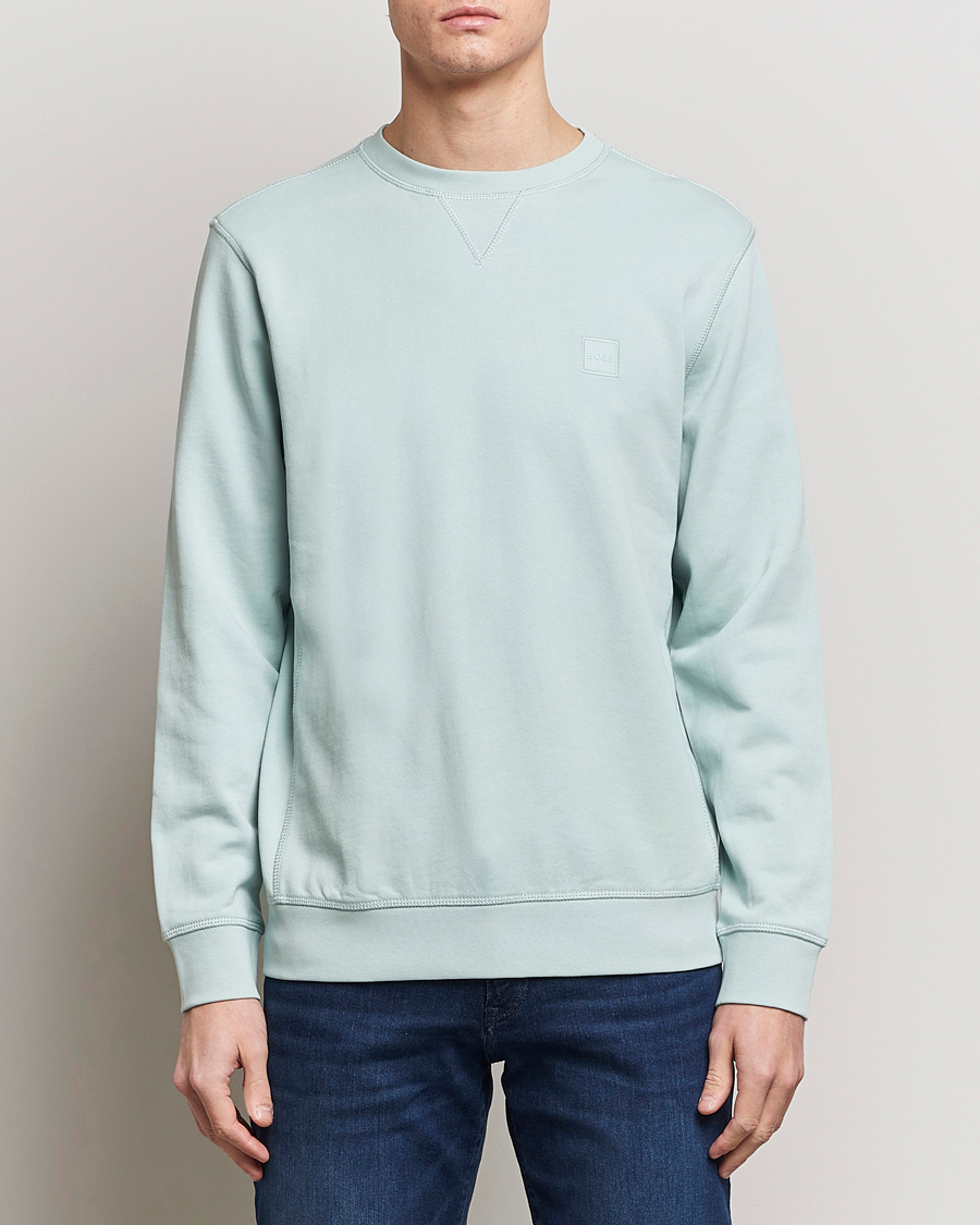 Herren | BOSS ORANGE | BOSS ORANGE | Westart Logo Sweatshirt Turquoise
