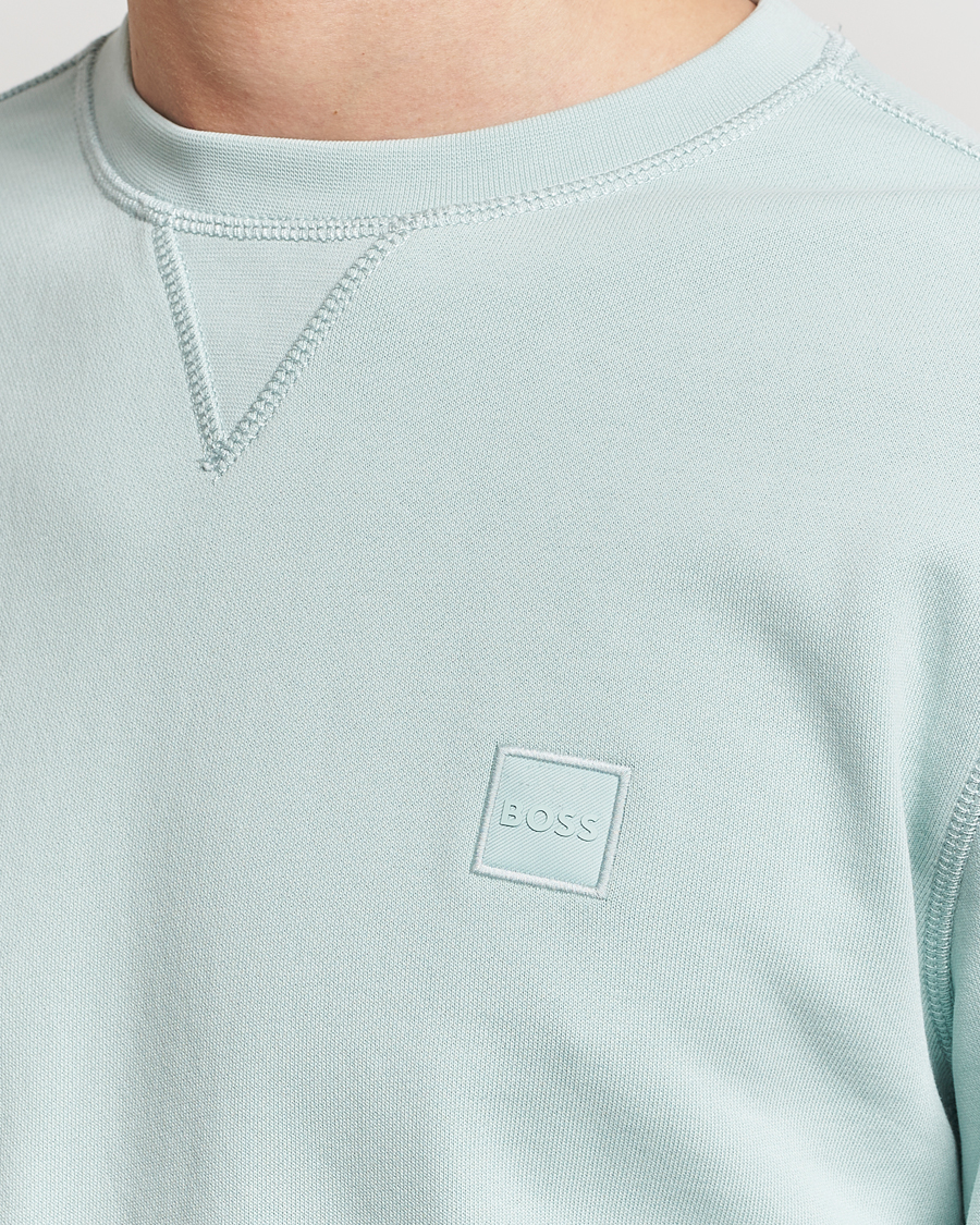 Herren | Pullover | BOSS ORANGE | Westart Logo Sweatshirt Turquoise