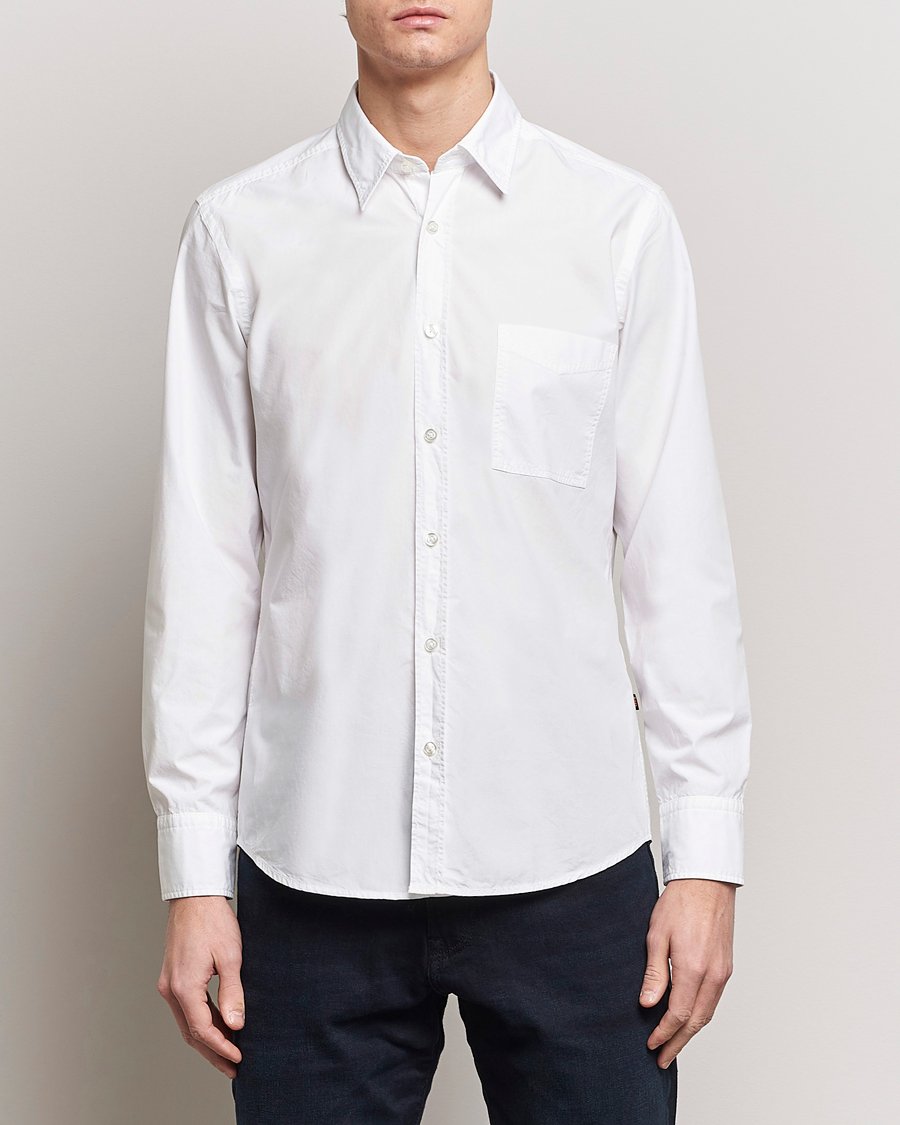 Herren | Hemden | BOSS ORANGE | Relegant Cotton Pocket Shirt White