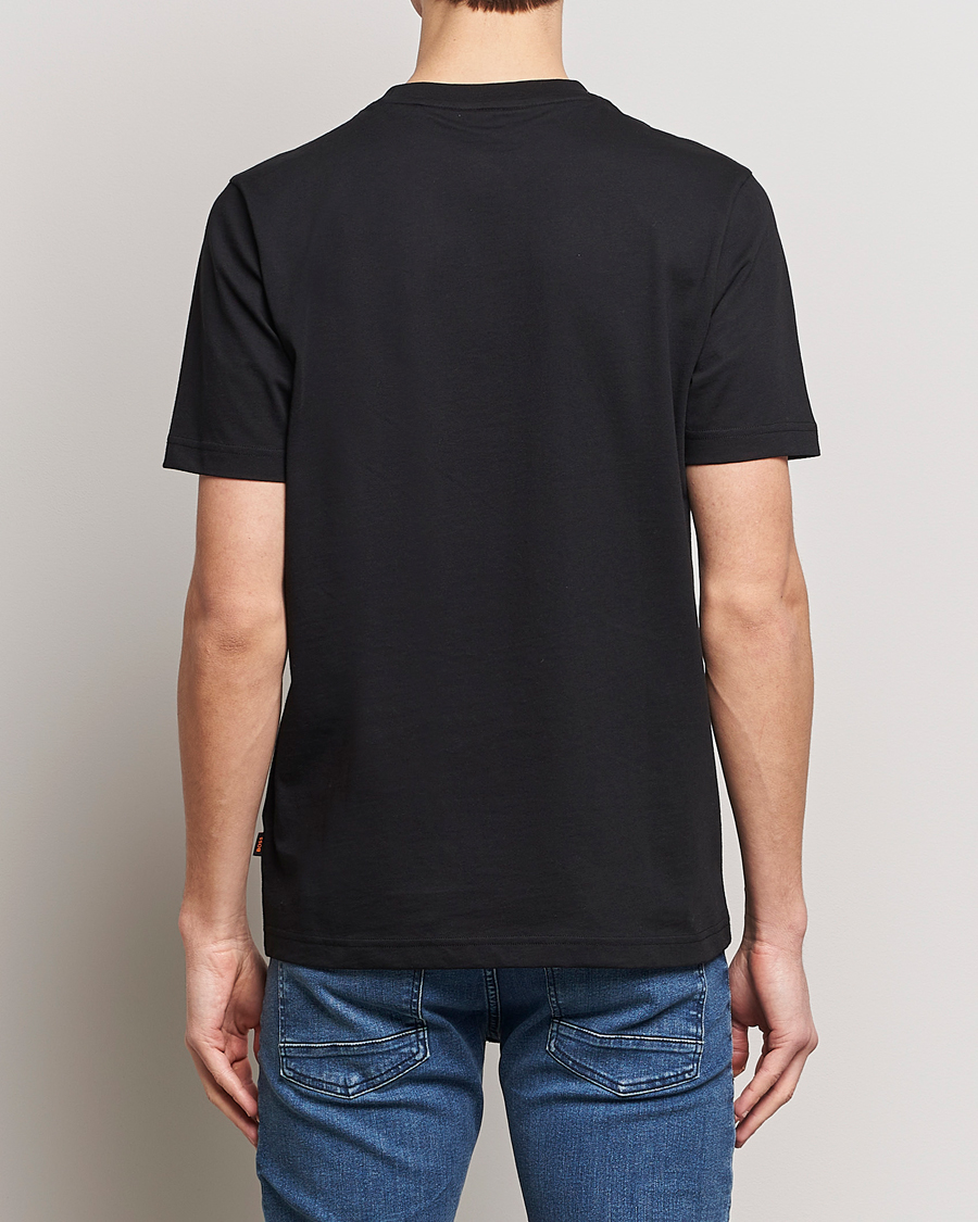 Herren | T-Shirts | BOSS ORANGE | Heavy Logo T-Shirt Black
